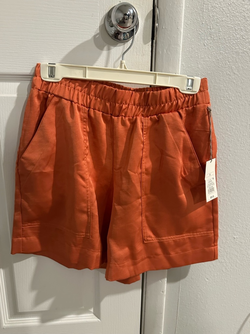 a new day Orange Elastic-Waist Pull-On Shorts